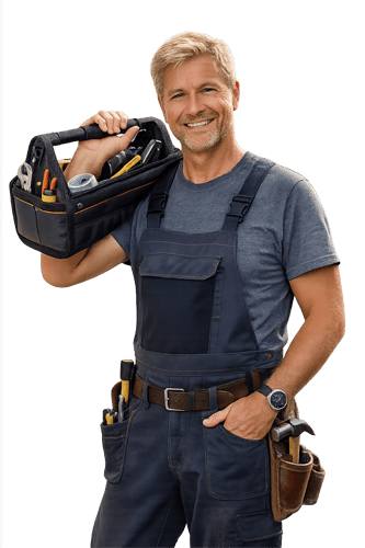 Professionnel artisan souriant